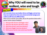 Be resilient, wise and tough PSHE KS4 KS5 lesson