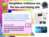 Deepfakes, Law and Safety PSHE Lesson