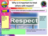 Showing Respect in Relationships and the Wider World PSHE Lesson