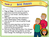 Boys' Puberty PSHE (Year 5)