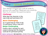 Seeking permission (consent) & unsafe touch