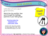Manners and politeness