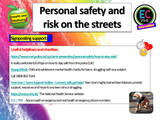 Personal safety out on the streets PSHE Lesson