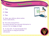 Personal Data - KS1/Year 2