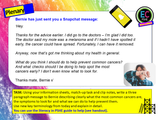 Cancer, self-examination, screening PSHE lesson