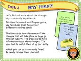 Boys' Puberty PSHE (Year 5)