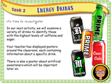 Energy Drinks and Caffeine - Year 6