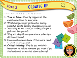Growing up - an introduction to girls' puberty (Year 4)