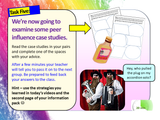 Peer Pressure + Peer Influence PSHE Lesson NEW