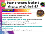 Sugar and Processed Food Healthy Diet PSHE Lesson