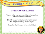 Personal Strengths and Interests