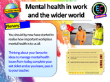 Mental Health Week 2024 - Mental Health in the Workplace PSHE Lesson