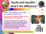 Equality and Equity PSHE Lesson (2 hours)