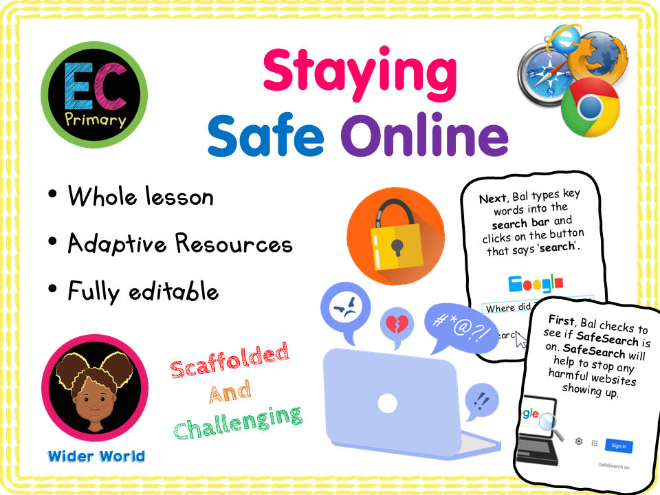 Staying Safe Online - KS1/Year 2