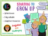 Growing up - an introduction to girls' puberty (Year 4)