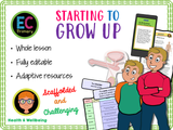 Growing up - an introduction to boys' puberty (Year 4)