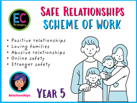 Year 5 Unit 7 - Safe Relationships (FREE SOW)