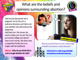 Abortion - legality, opinions and belief PSHE lesson
