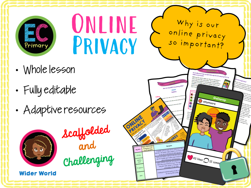 Internet Safety PSHE - Online Privacy and Personal Data