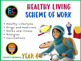 Year 4 Unit 2 - Healthy Living (FREE SOW)