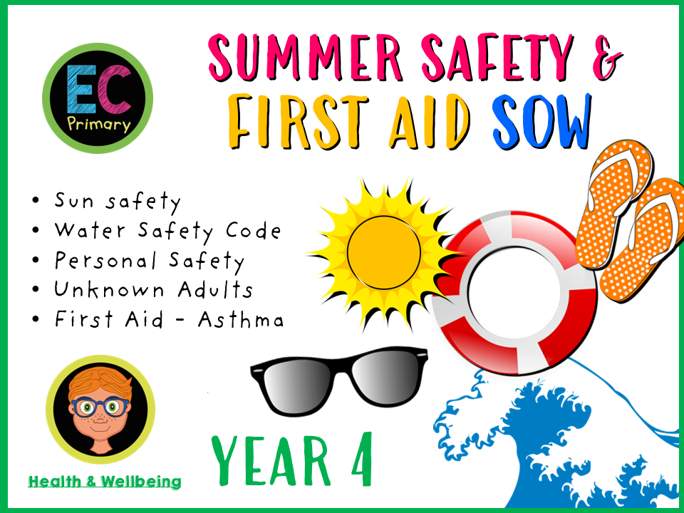 Year 4 Unit 7 - Summer Safety (FREE SOW)
