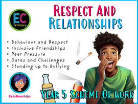 Year 5 Unit 3 - Respect and Relationships (FREE SOW)