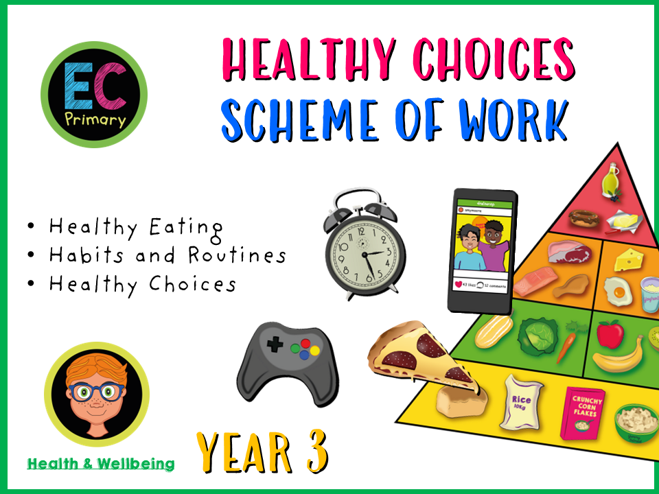 Year 3 Unit 5 - Healthy Choices (FREE SOW)