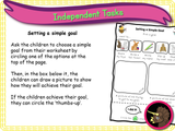New! Setting Simple Goals - EYFS/Reception