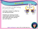 Seeking permission (consent) & unsafe touch