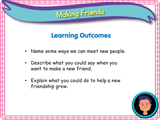 Making friends KS1/Year 2