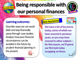 Responsible Personal Finances + Avoiding Debt PSHE Lesson