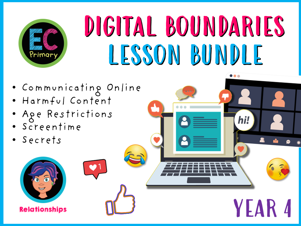 Year 4 Unit 3 - Digital Boundaries (Relationships Education)