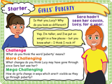 Girls' Puberty PSHE Lesson (Year 5)