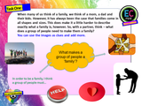 Family - Different Families and Stable Relationships PSHE Lesson
