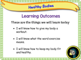 New! Healthy Bodies (Exercise)- EYFS/Reception