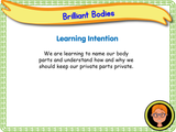 The Human Body - Naming Body Parts KS1/Year 2