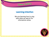 Staying Safe Online - KS1/Year 2
