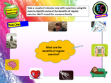 Benefits exercise on physical / mental health PSHE lesson