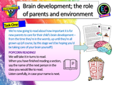 Parenting, Pregnancy + Brain Development RSHE PSHE Lesson