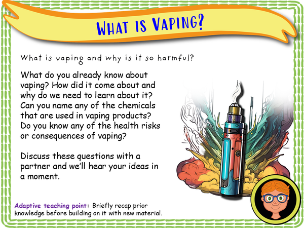 Year 6 - Vaping Dangers  EC Publishing