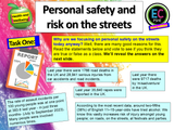Personal safety out on the streets PSHE Lesson