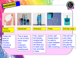 Personal Hygiene, Oral Health and prevention of Infections PSHE Lesson