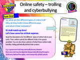 Cyber-bullying, Trolling and Online Safety