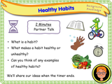 Healthy Habits and Routines - KS1/Year 2