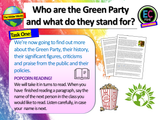 The Green Party - Citizenship Political Parties Lesson 2025