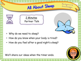 The Importance of Sleep - KS1/Year 2