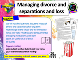 Divorce, Separation and Loss PSHE Lesson