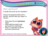 Seeking permission (consent) & unsafe touch