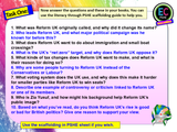 Who are Reform UK? UK Political Parties Lesson