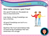 Being a Good Friend KS1/Year 2